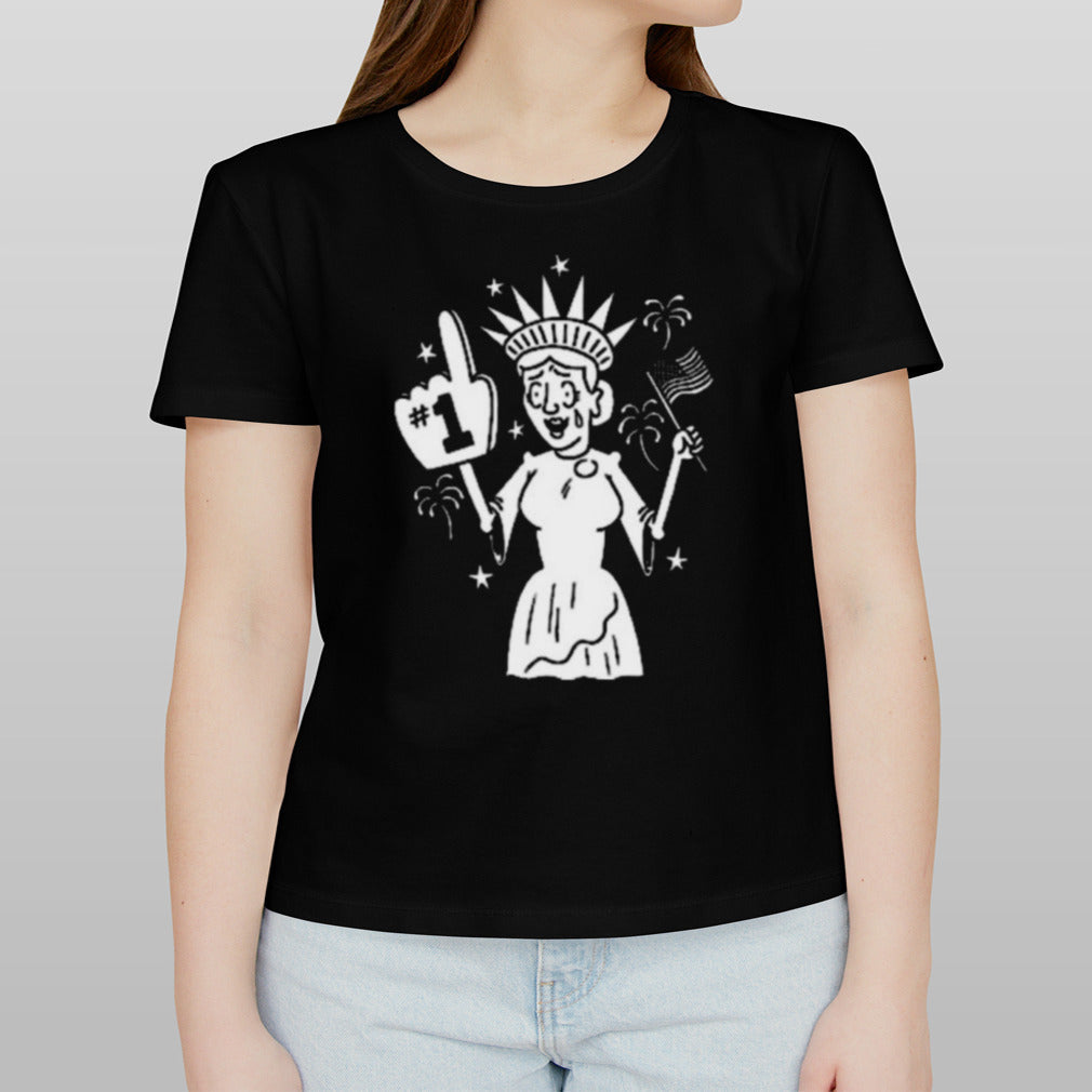 Theonion Lady Liberty Patriotic Joy Shirt