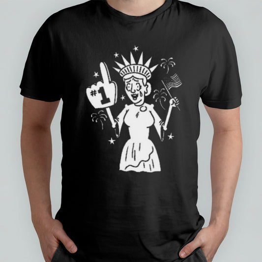 Theonion Lady Liberty Patriotic Joy Shirt