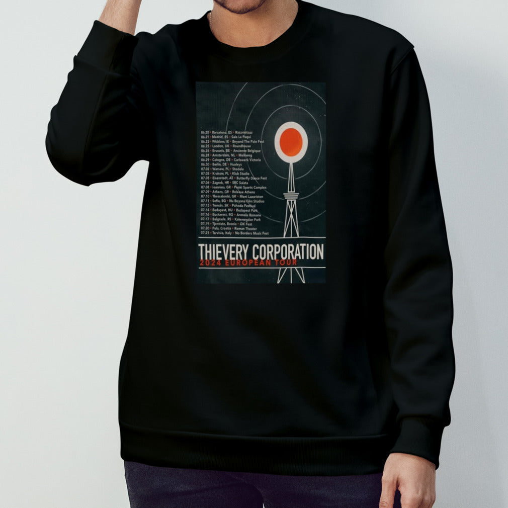 Thievery Corporation 2024 European Tour Poster Shirt