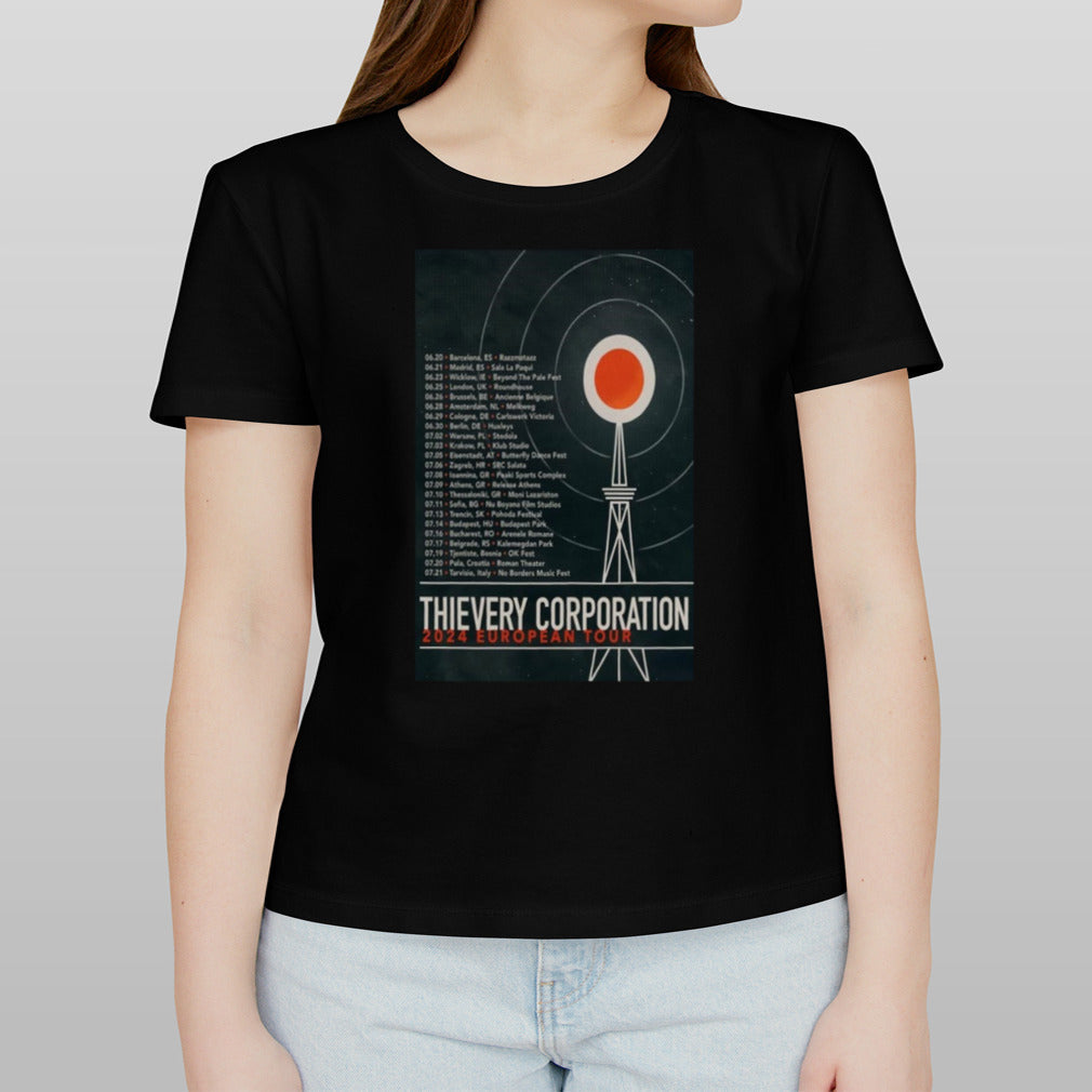 Thievery Corporation 2024 European Tour Poster Shirt