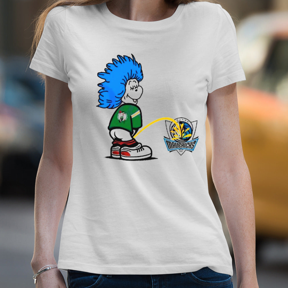Thing One Dallas Mavericks Piss On Boston Celtics Shirt