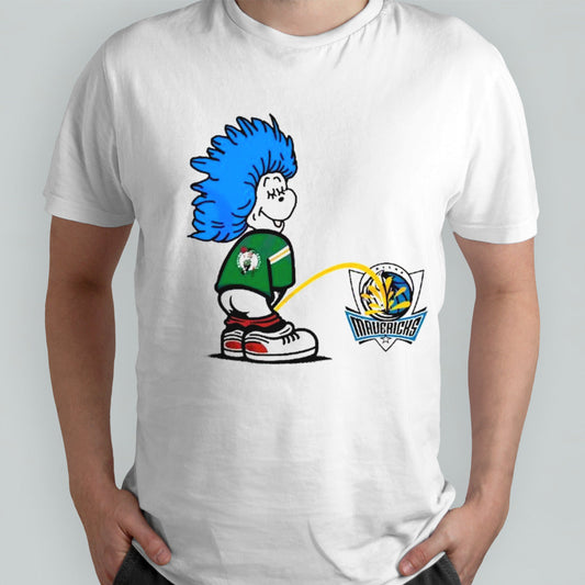 Thing One Dallas Mavericks Piss On Boston Celtics Shirt