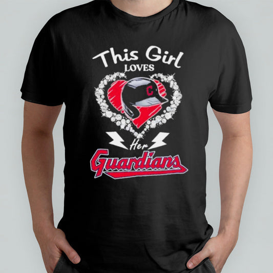 This Girl Loves Her Cleveland Guardians Hat Shirt
