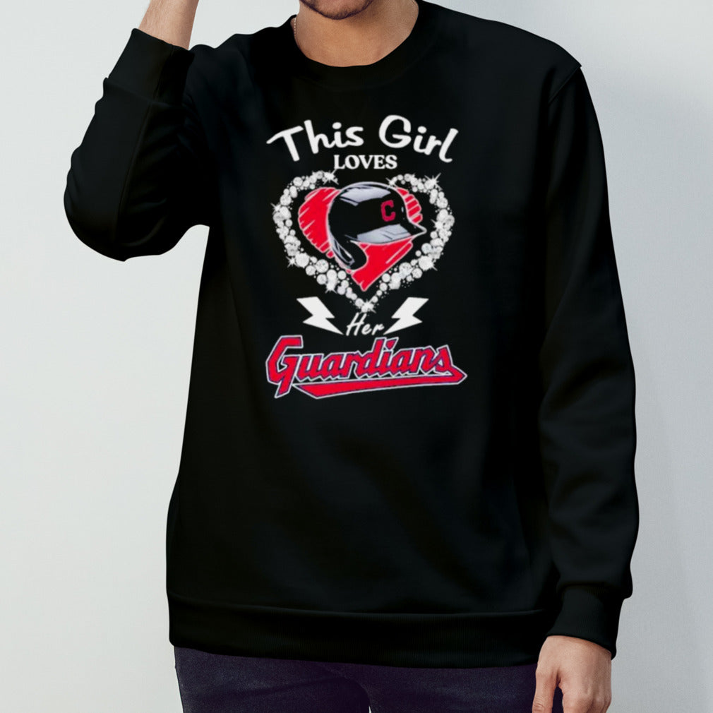 This Girl Loves Her Cleveland Guardians Hat Shirt