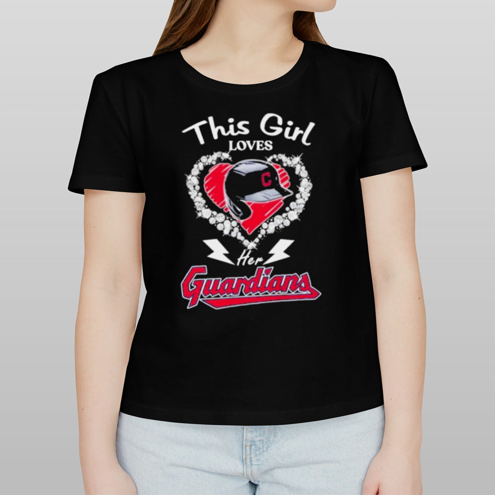 This Girl Loves Her Cleveland Guardians Hat Shirt