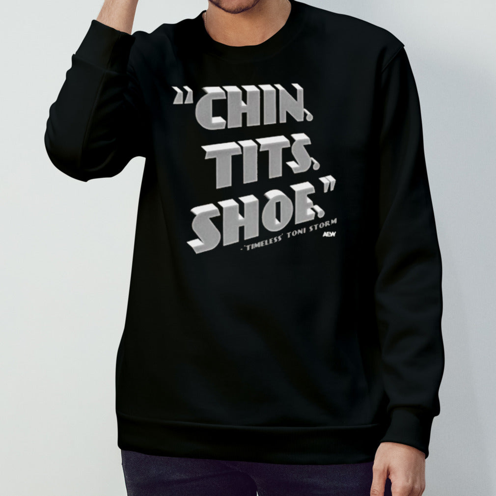 Timeless Toni Storm Chin. Tits. Shoe. T-shirt