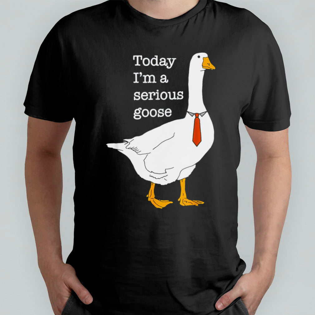 Today I Am A Serious Goose shirt