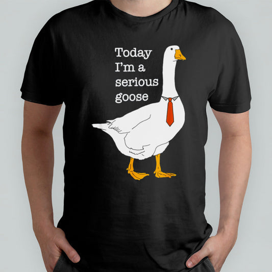 Today I Am A Serious Goose shirt