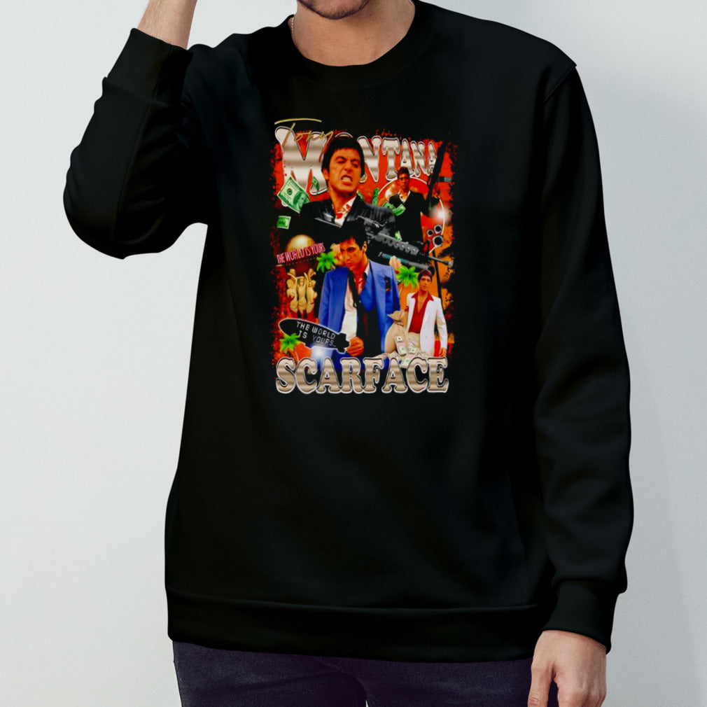 Tony Montana the world is yours graphic shirt