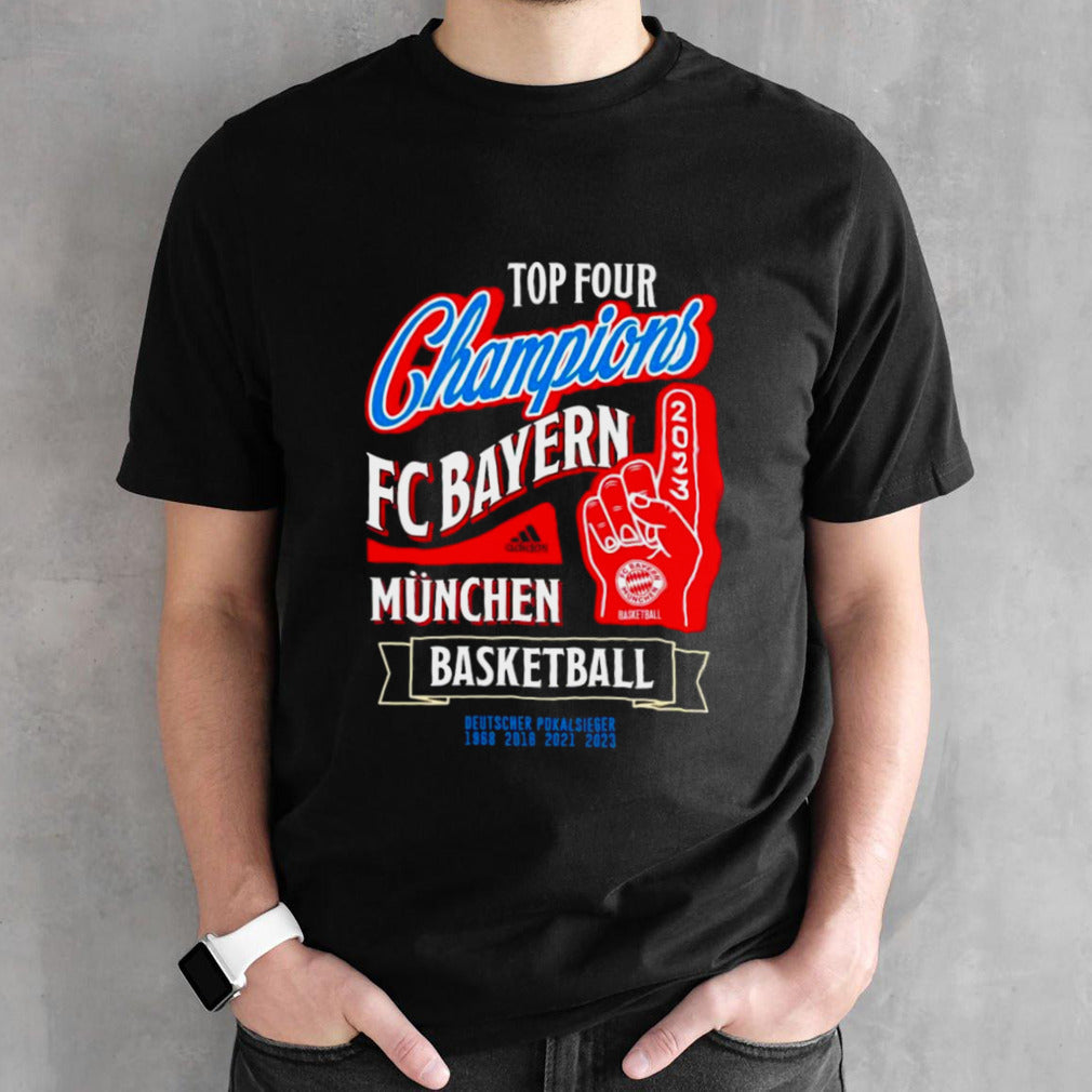 Top Four Champions FC Bayern MÃ¼nchen Basketball Shirt