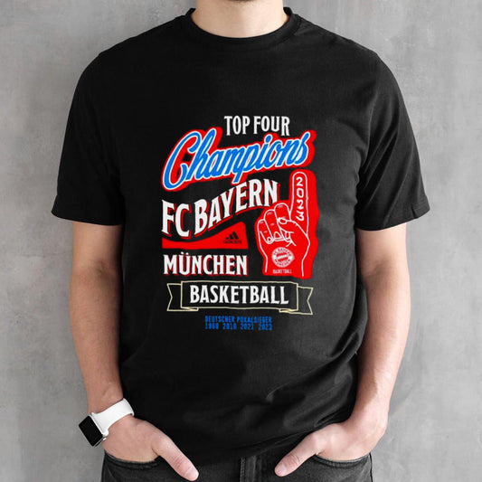 Top Four Champions FC Bayern MÃ¼nchen Basketball Shirt