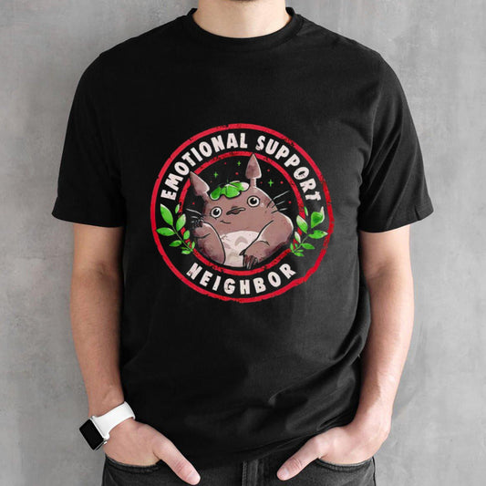 Totoro emotional support neighbor shirts