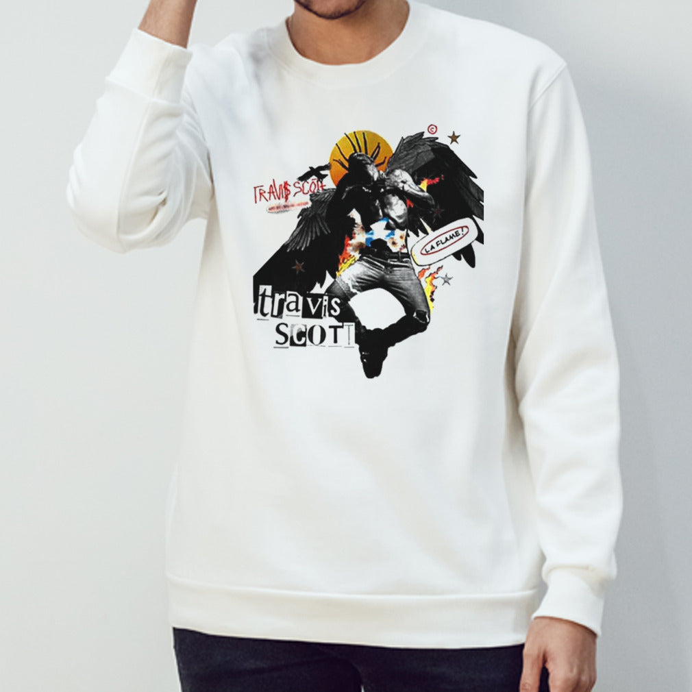 Travis Scott Wallpaper La Flame Art By Shane Ramos shirt