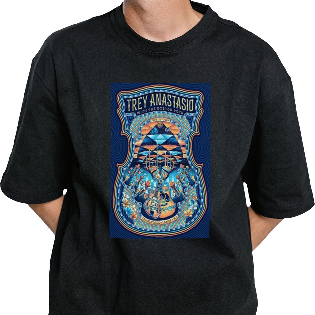 Trey Anastasio Tanglewood Lenox, MA June 29, 2024 Poster Shirt