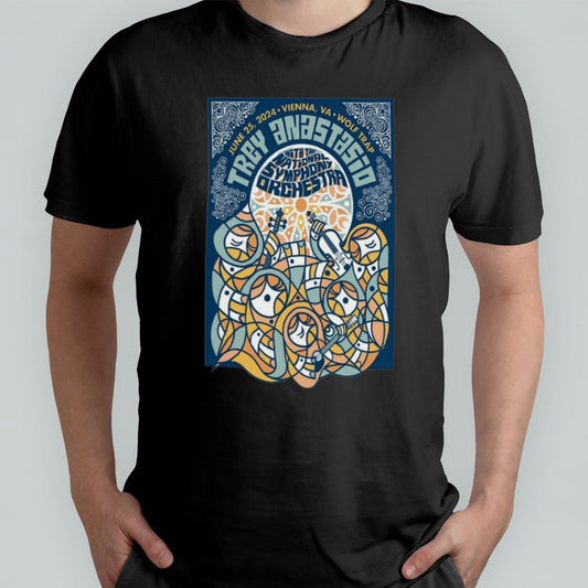Trey Anastasio Wolf Trap Vienna, VA Jun 25 2024 Poster Shirt