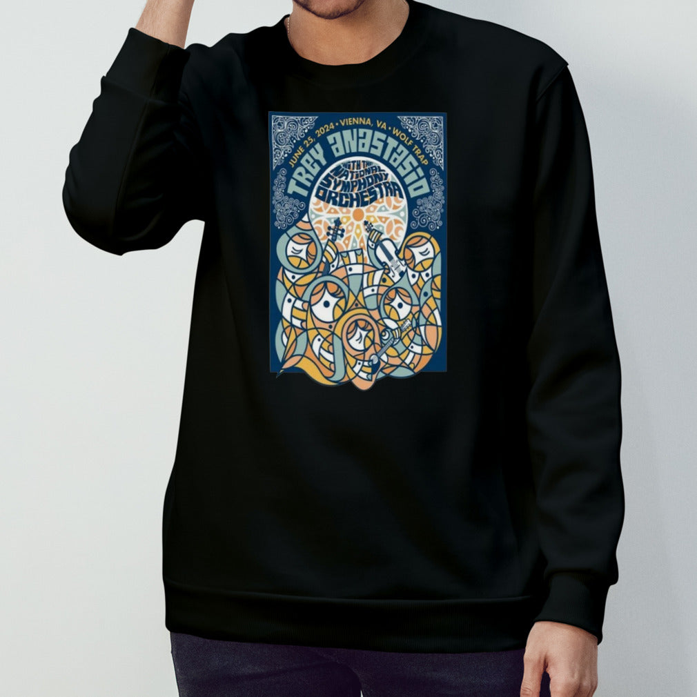 Trey Anastasio Wolf Trap Vienna, VA Jun 25 2024 Poster Shirt