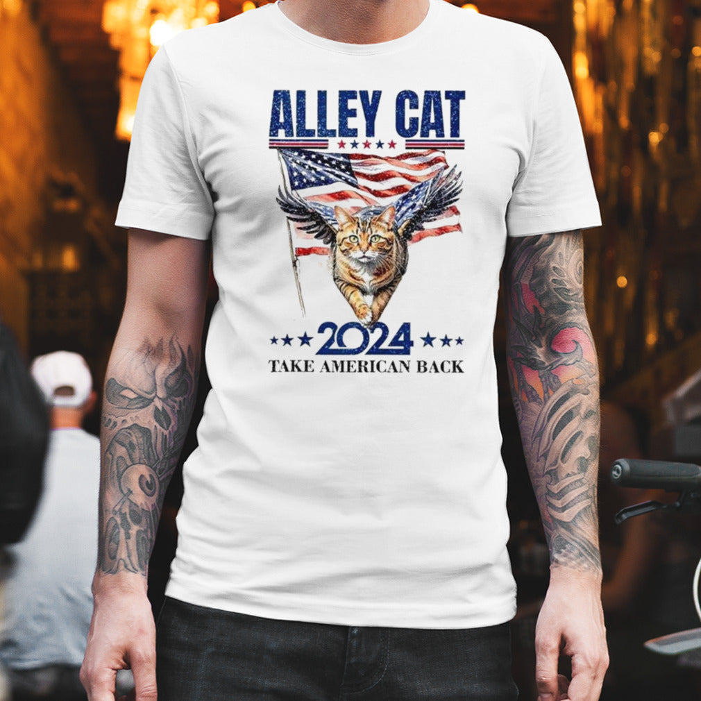 Trump 2024 Alley Cat Take America Back Vote Trump T-shirt
