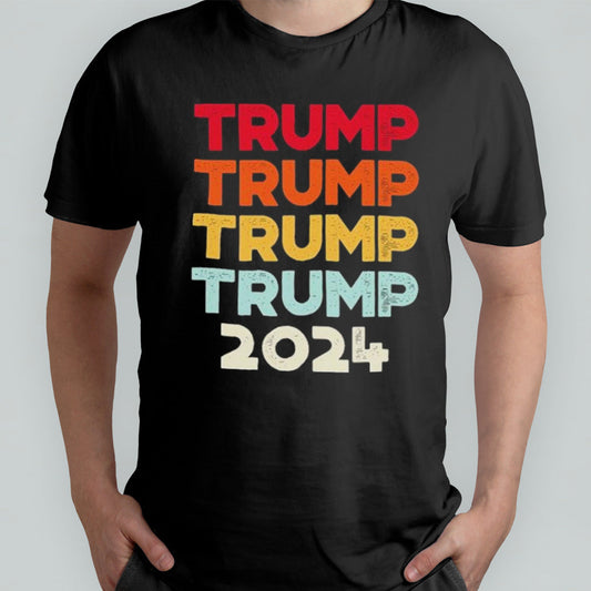 Trump 2024 Sunset Election T shirt