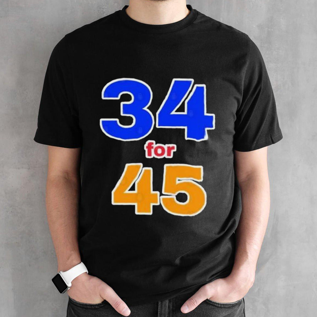 Trump 34 Counts For 45 shirt