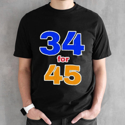 Trump 34 Counts For 45 shirt