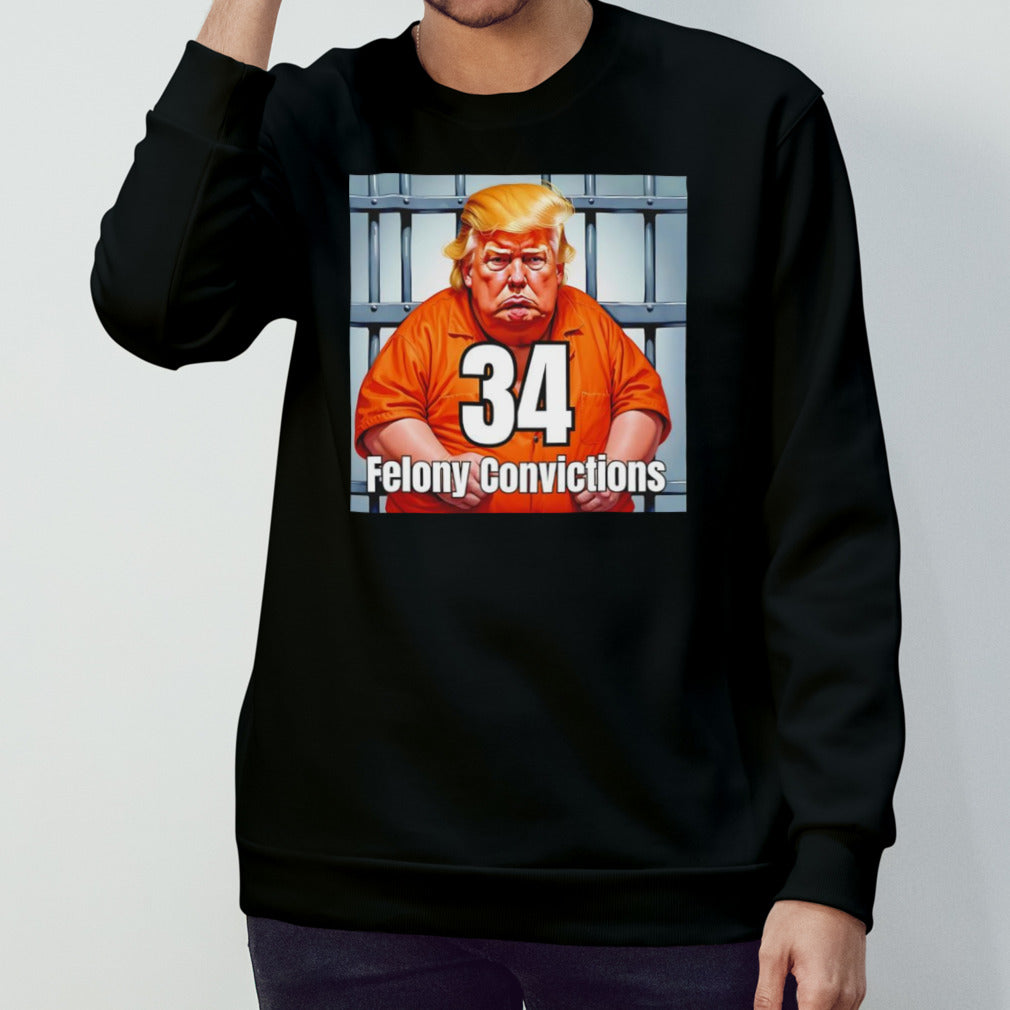 Trump 34 felony convictions shirt