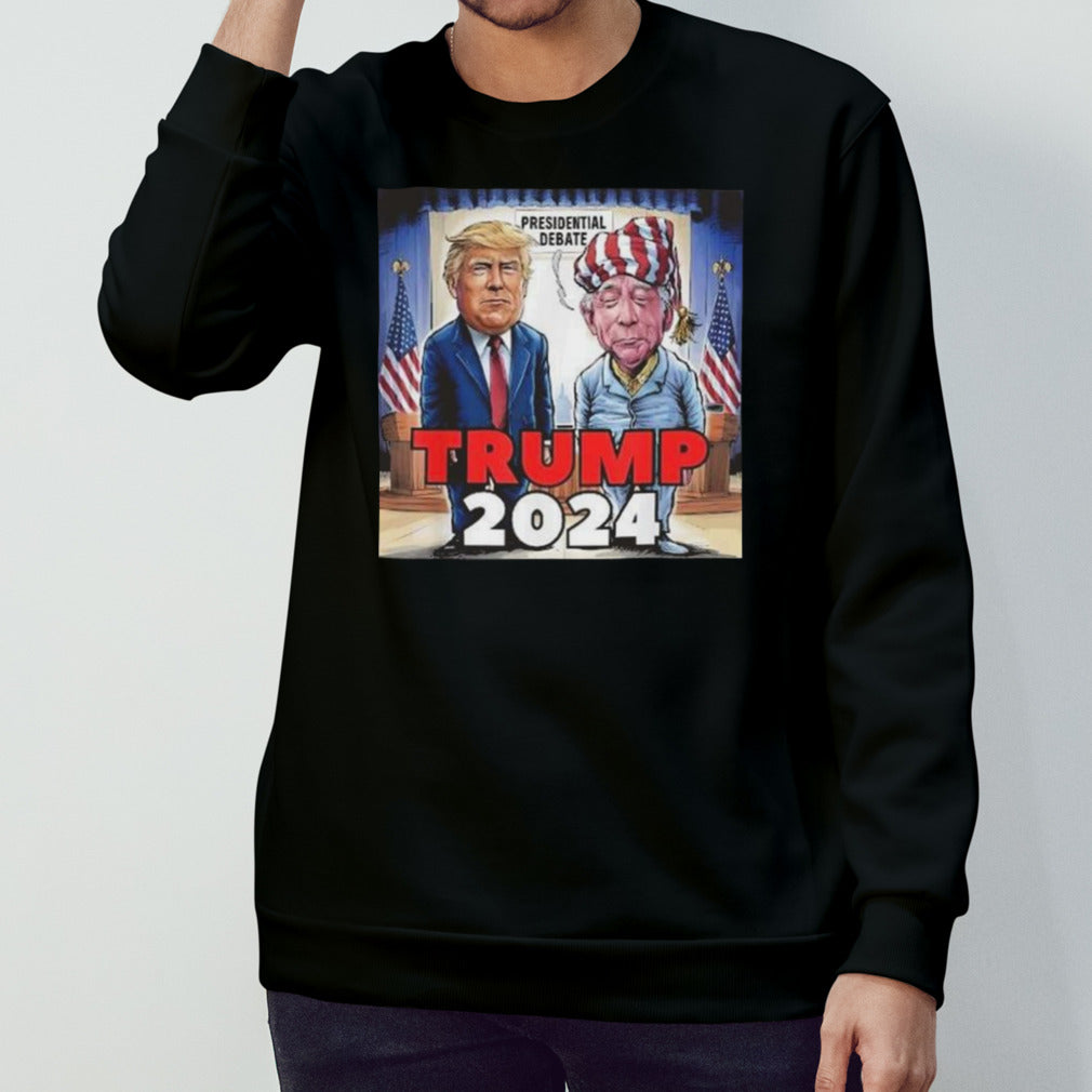 Trump Biden Presidential Election Debate 2024 Poster T-shirt