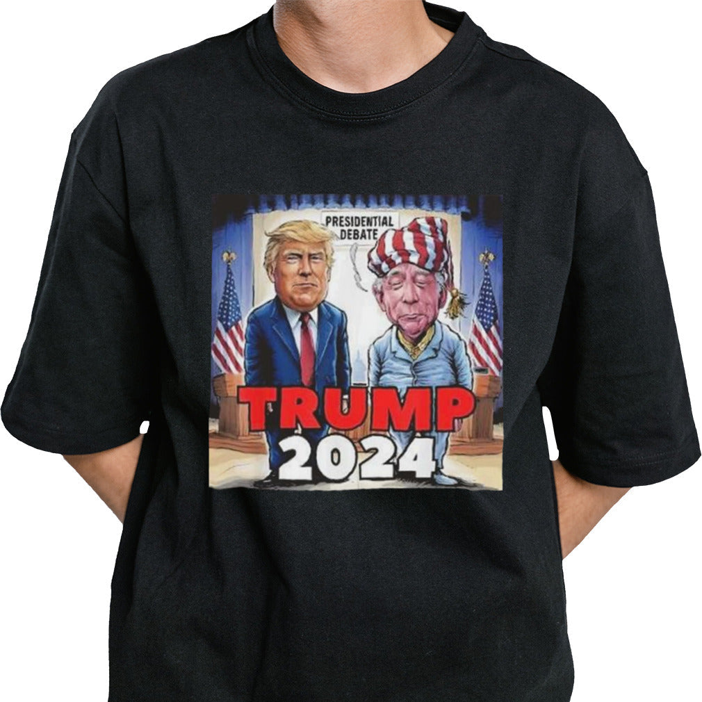 Trump Biden Presidential Election Debate 2024 Poster T-shirt