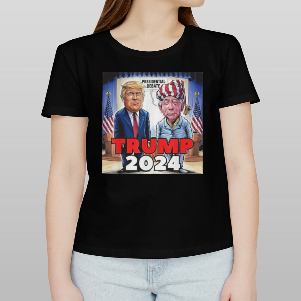 Trump Biden Presidential Election Debate 2024 Poster T-shirt