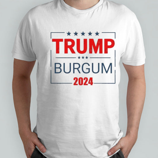 Trump Burgum 2024 American Presidential Election T-Shirt