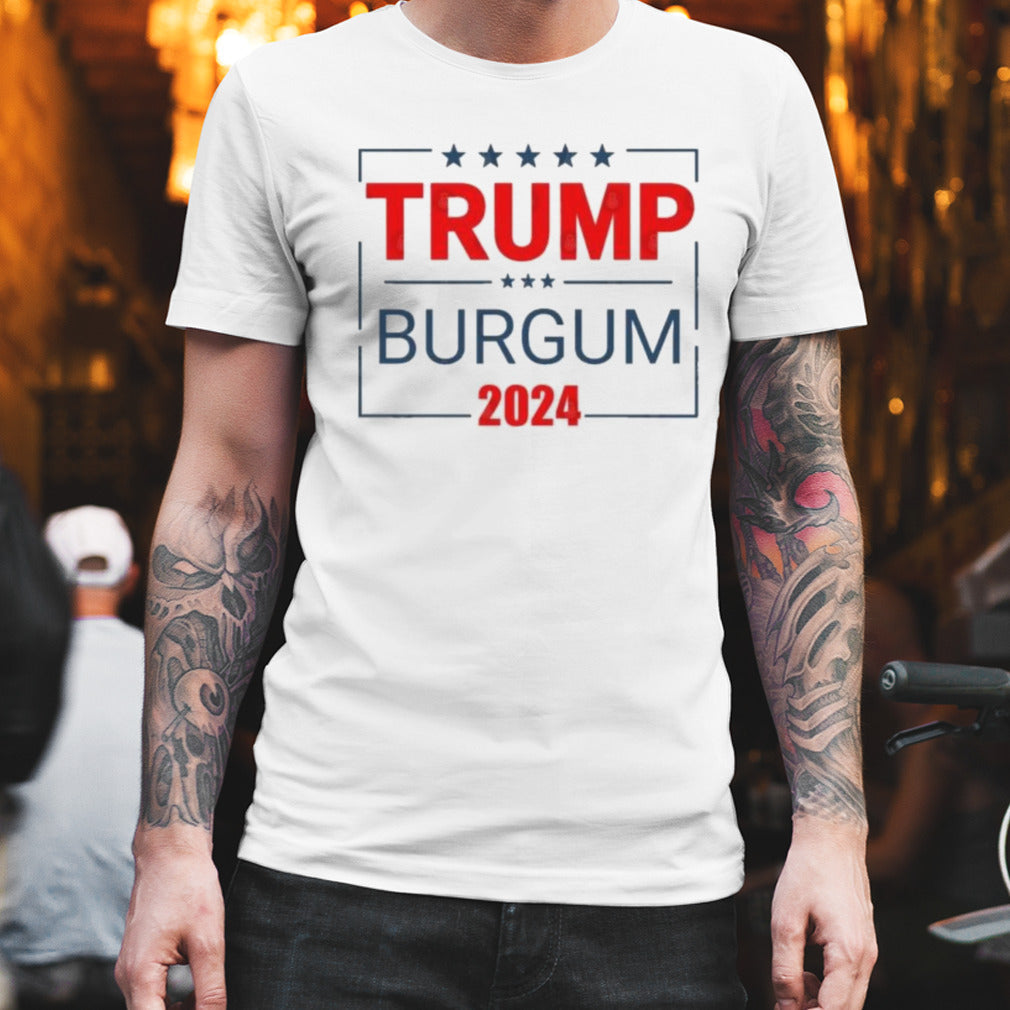 Trump Burgum 2024 American Presidential Election T-Shirt
