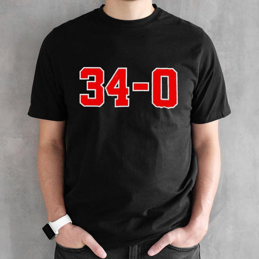 Trump Convicted Felon 34-0 Shirt