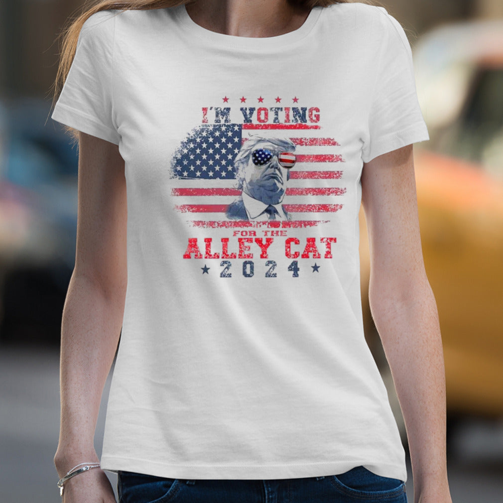 Trump Iâ€™m Voting For Alley Cat 2024 shirt
