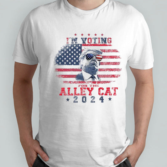 Trump Iâ€™m Voting For Alley Cat 2024 shirt