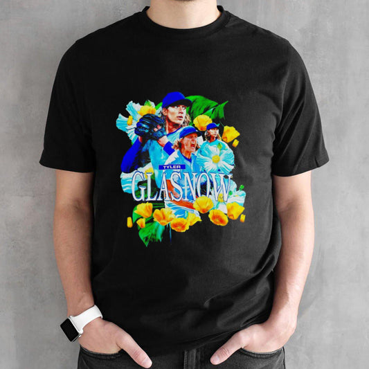 Tyler Glasnow Los Angeles Dodgers flowers shirt
