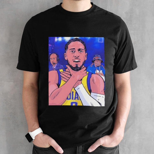 Tyrese Haliburton Choke Like Reggie Miller Tee shirt
