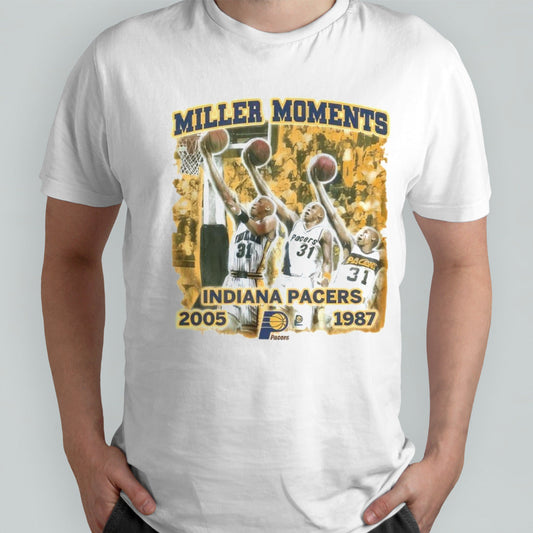 Tyrese Haliburton Reggie Miller Moments Pacers Ladies Boyfriend Shirt