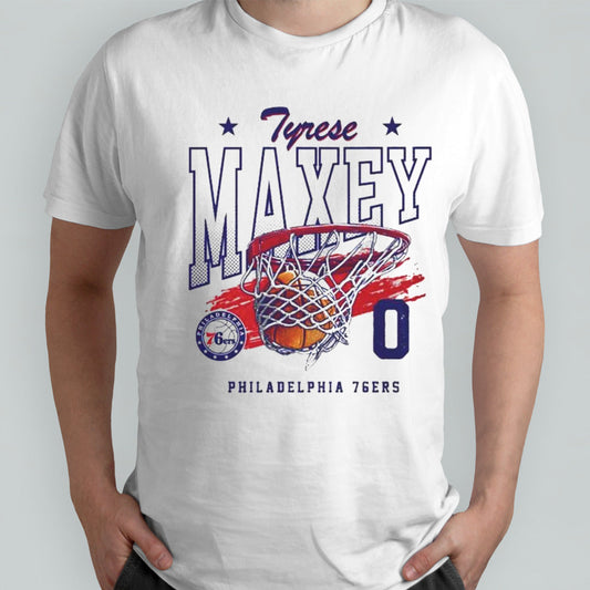 Tyrese Maxey Philadelphia 76ers Swish Shirts