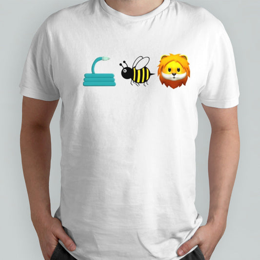 Tzedek Hose Bee Lion shirt