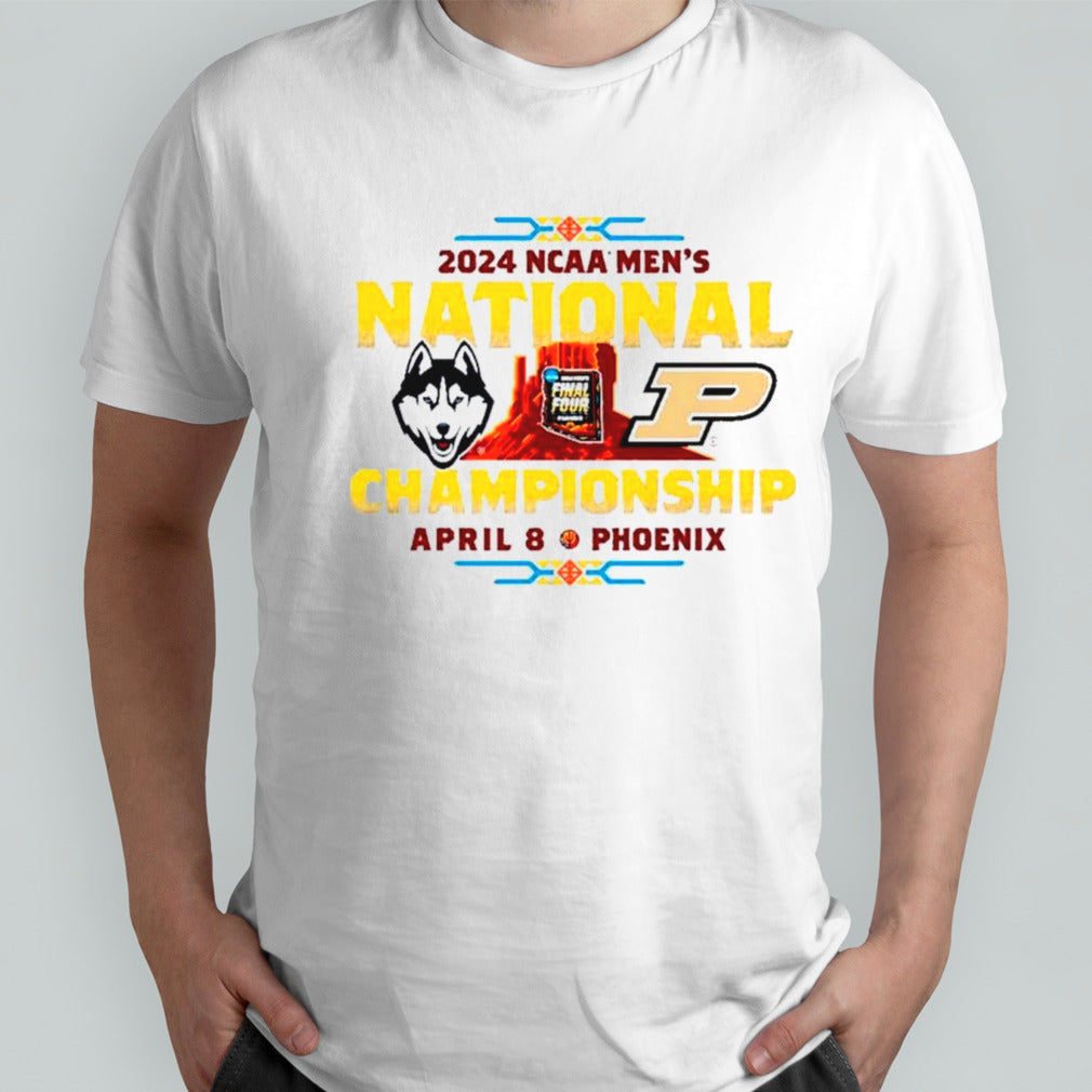 Uconn Huskies Vs Purdue Boilermakers 2024 NCAA Mensâ€™s National Championship shirts
