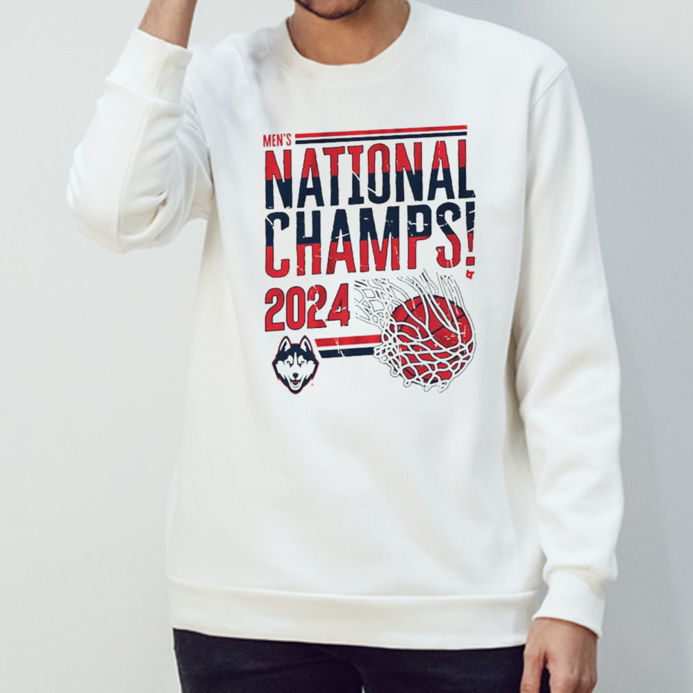 Uconn Mensâ€™s Basketball 2024 National Champions Swish T-shirts