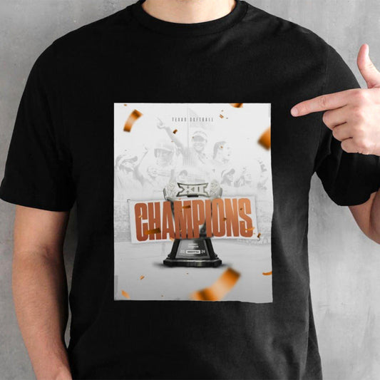 University Of Texas Softball 2024 Big 12 Champions Vintage shirt