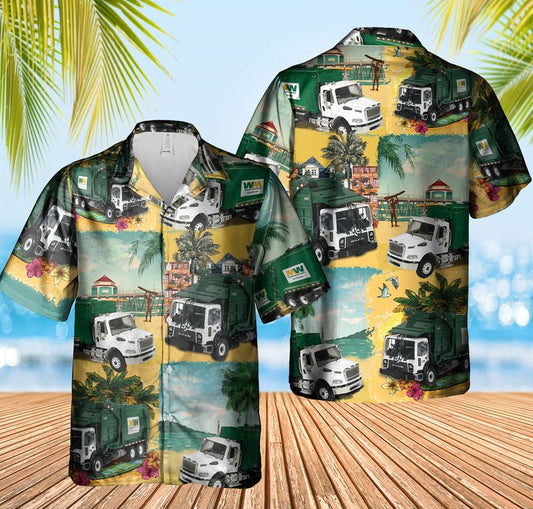 Us Waste Collector Garbage Hawaiian Shirt Hw5930