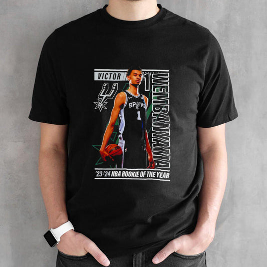 Victor Wembanyama San Antonio Spurs 2024 Nba Rookie Of The Year Perimeter Shooting Shirt
