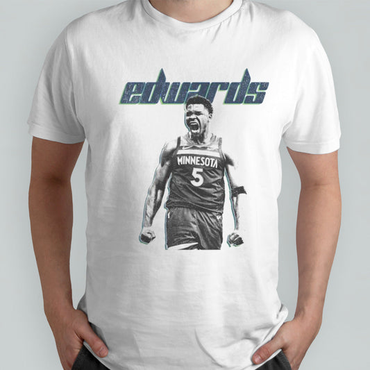 Vintage Anthony Edwards Minnesota Timberwolves shirts