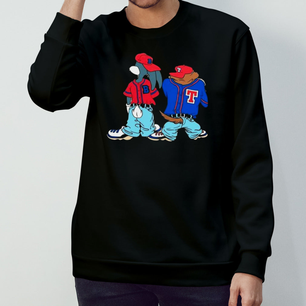 Vintage Looney Tunes Bugs Bunny Taz Aop 90s T-shirt