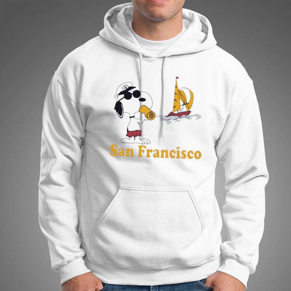 Vintage Peanuts Joe Cool Snoopy San Francisco Shirt