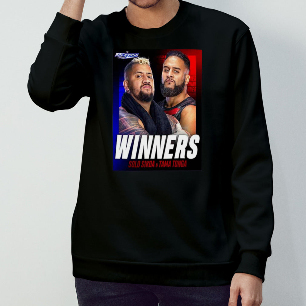 WWE Backlash Winners Solo Kikoa And Tama Tonga T-Shirt