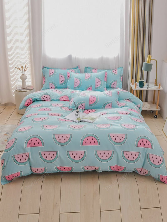 Watermelon Print Bedding Sets