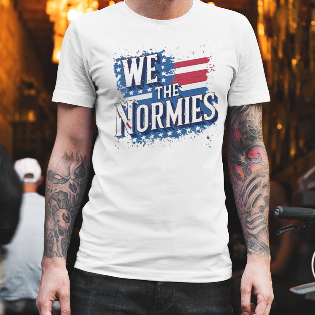 We The Normies American Flag T Shirt