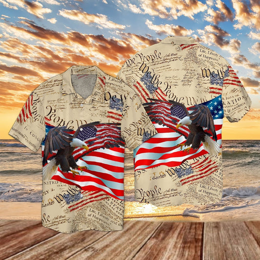 We The People Us Eagle Hawaiian Shirt Hw6008
